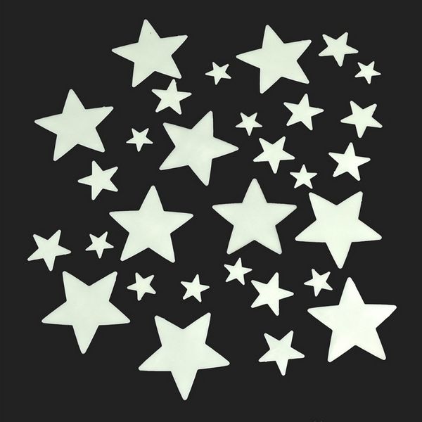 Glow in the dark stars (box of 30)