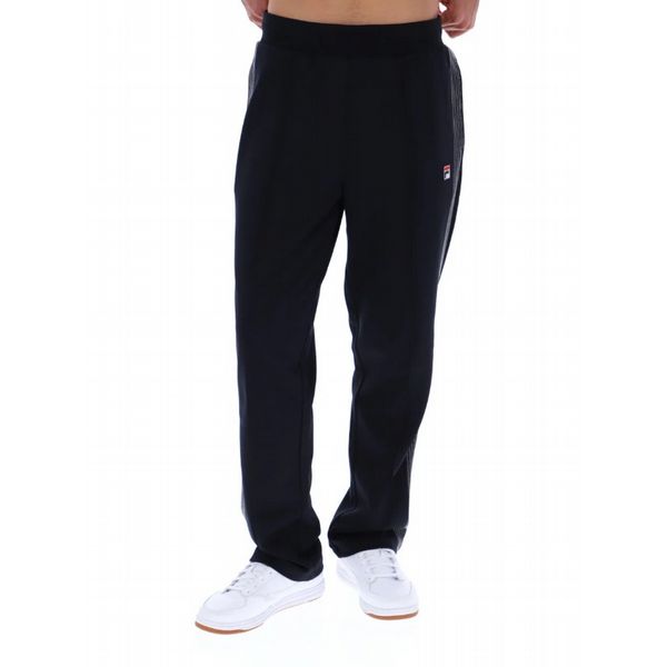 FILA MENS TAVIS CONTRAST STITCH STRAIGHT LEG JOGGER-BLACK/GARD