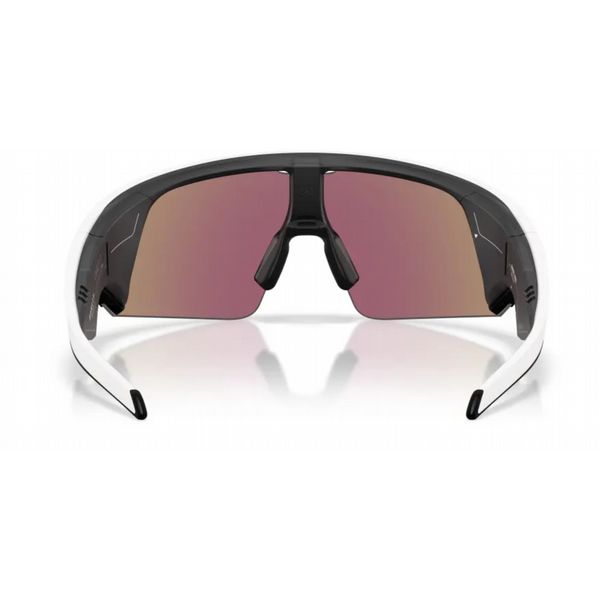 Oakley Vanguard Meta Sunglasses White Frame with Prizm Sapphire Lens