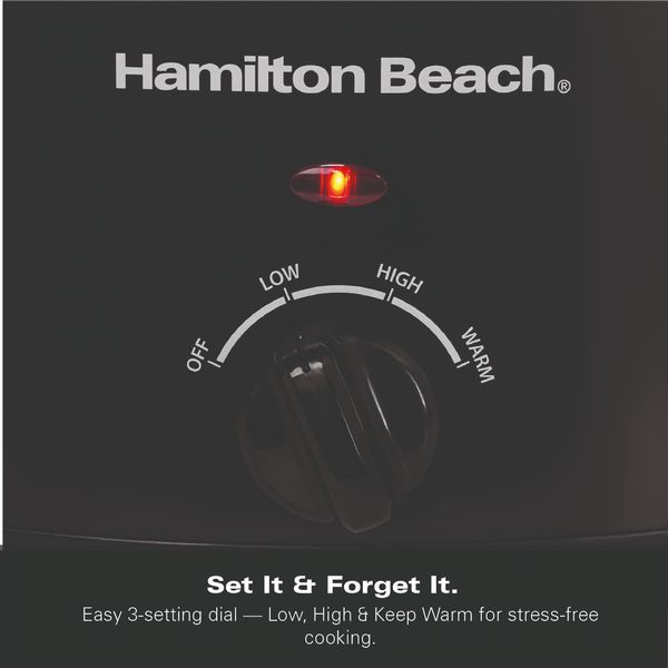 Hamilton Beach 3.5L Slow Cooker Black