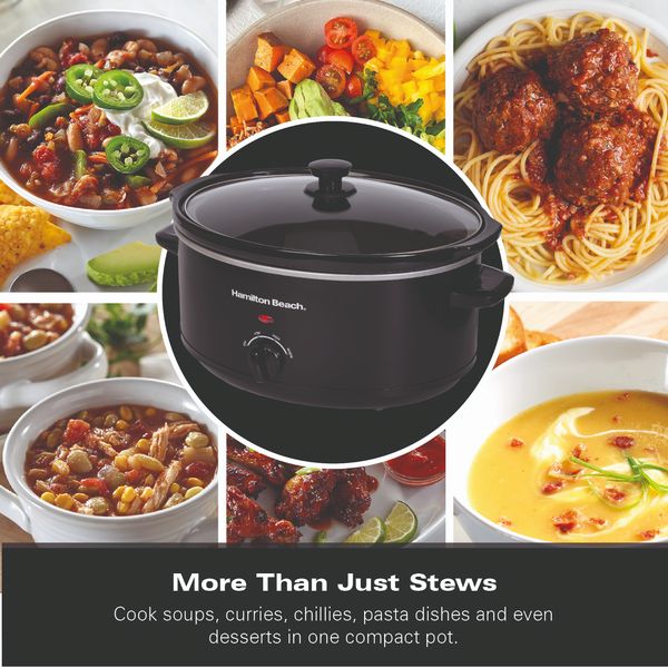 Hamilton Beach 6.5L Slow Cooker Black
