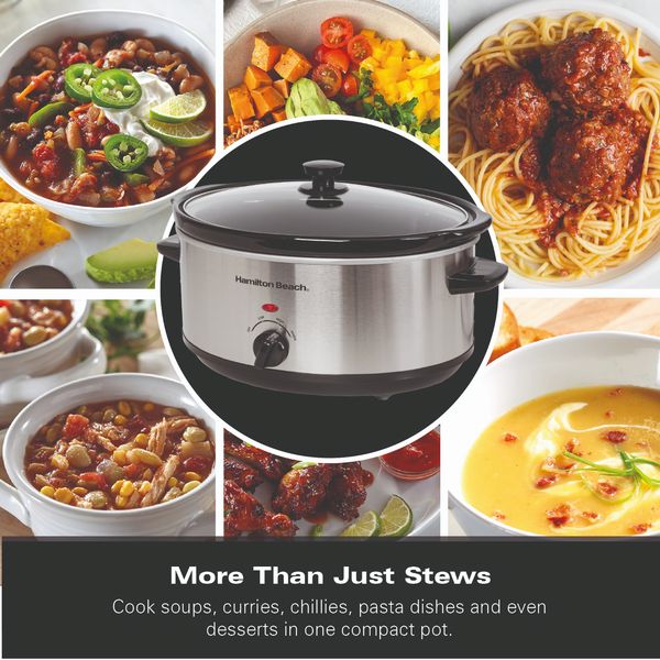 Hamilton Beach 6.5L Slow Cooker Silver