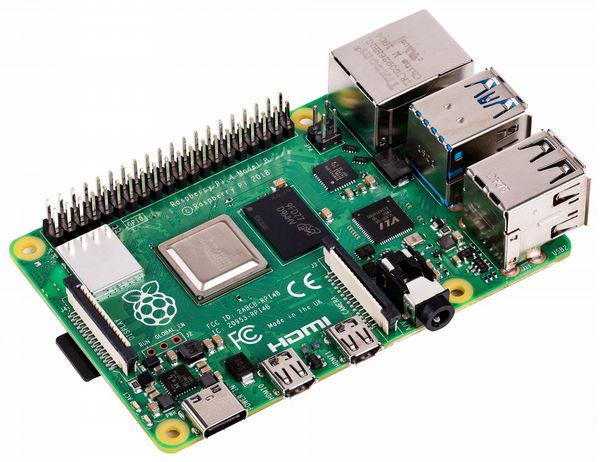 Raspberry Pi 4 Model B 4GB Board (2x 2GB Dual RAM) - RPI4-MODBP-4GB-CS