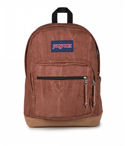 JanSport - Right Pack Expressions Aged Canvas Brown
