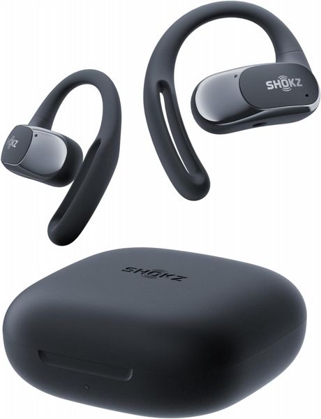 Shokz OpenFit Air Open-Ear True Wireless Earbuds Black